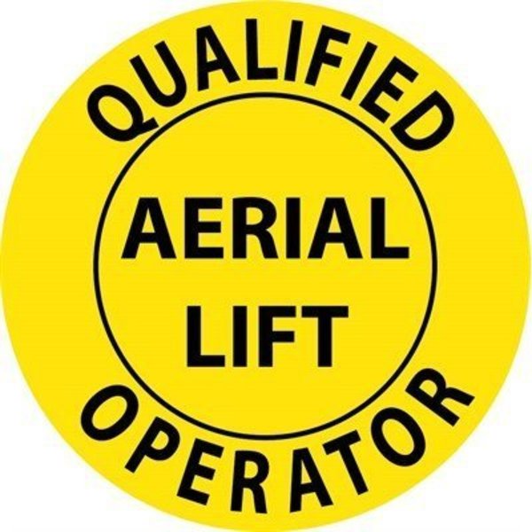 Nmc Qualified Aerial Lift Operator Hard Hat Emblem, Pk25 HH84R